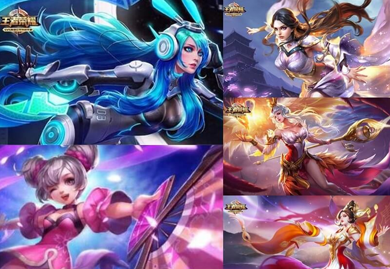 王者榮耀五法天女陣容全解析，貂蟬對抗路，嫦娥打野新套路